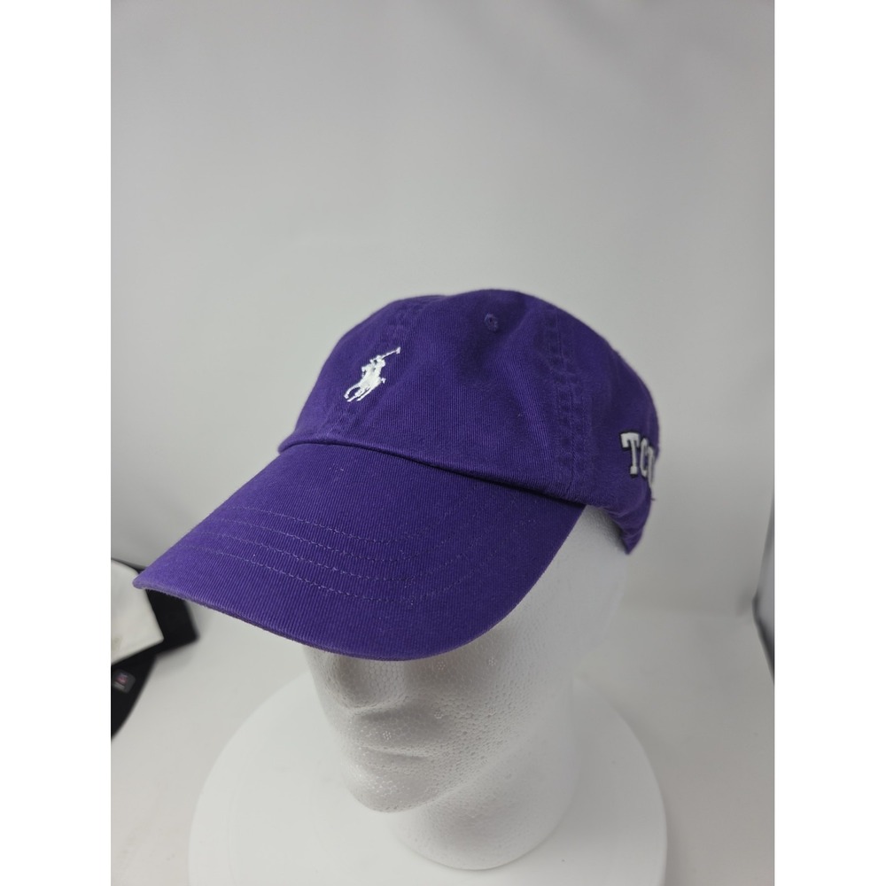 TCU Horned Frogs Polo Ralph Lauren Purple hat w/ white Polo Logo